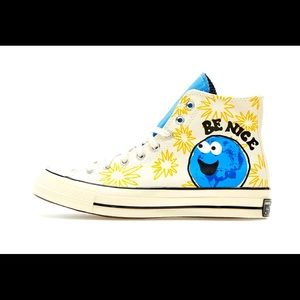 Converse Chuck Taylor 70s Much Love Be Nice Floral High Sneakers Womens 9.5 NEW
